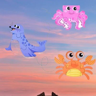 Puzzle Montessori - BabyPuzzle™ - Océan - Merveilles pour bébés