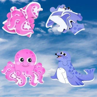 Puzzle Montessori - BabyPuzzle™ - Océan - Merveilles pour bébés