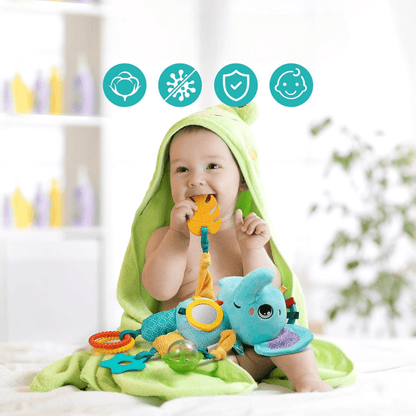 Jouet d'éveil - SoftHangingToy™ - Elephant - Merveilles pour bébés