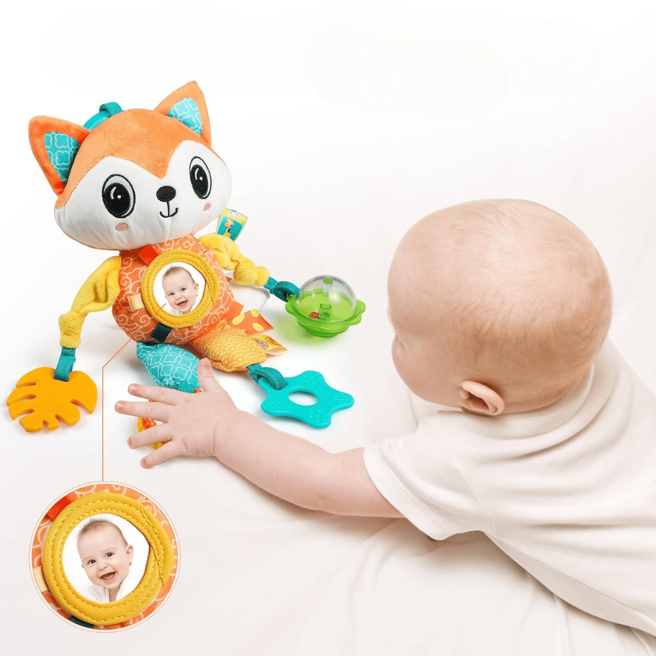 Jouet d'éveil - SoftHangingToy™ - Renard - Merveilles pour bébés