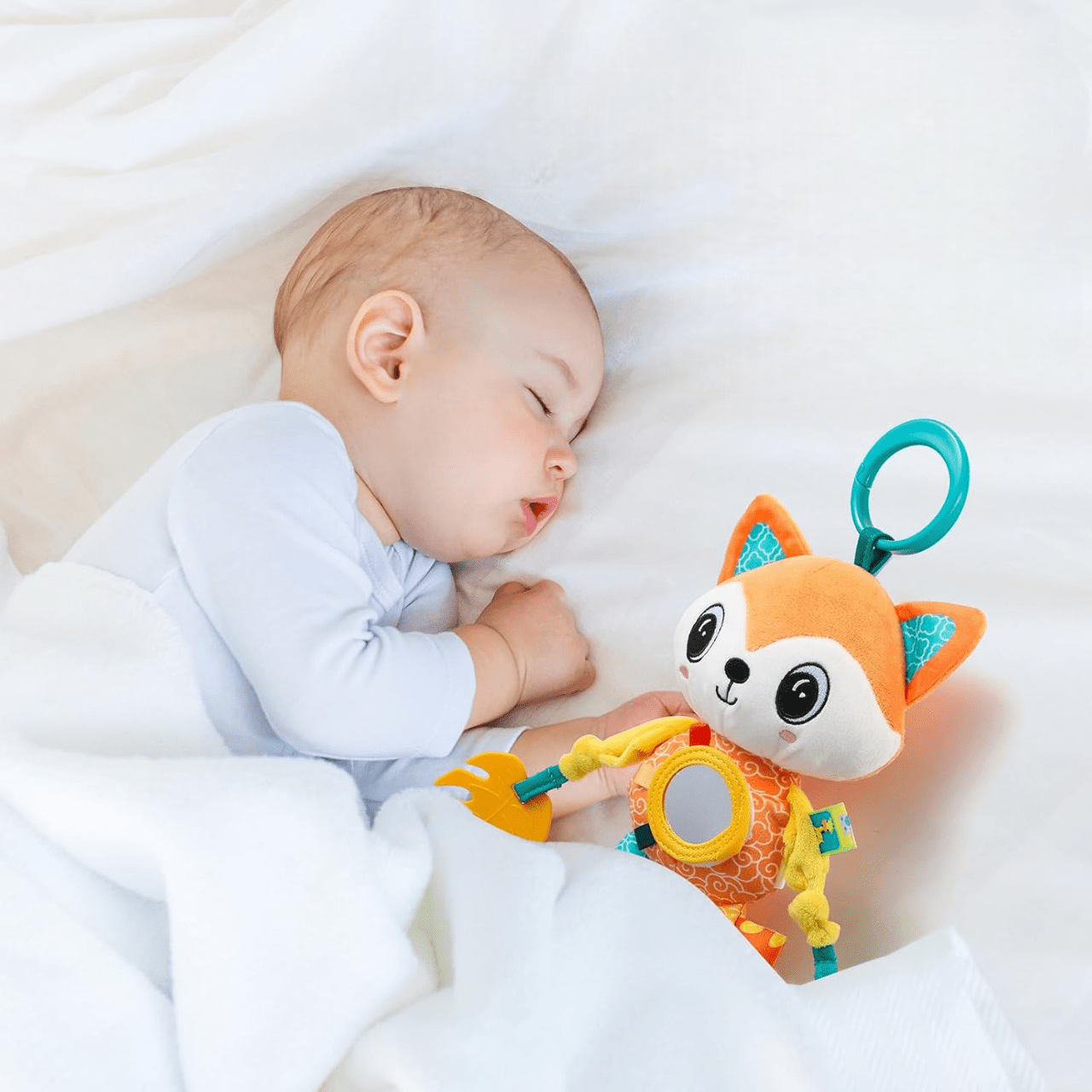 Jouet d'éveil - SoftHangingToy™ - Renard - Merveilles pour bébés